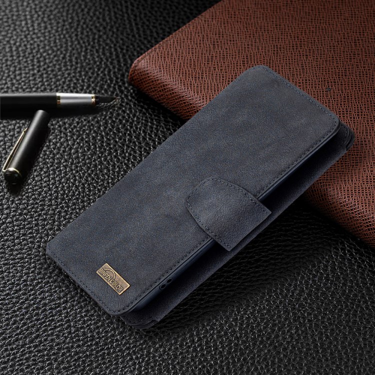 Detachable 2 in 1 Matte Surface PU Leather Wallet Cell Phone Cover Case for Huawei P40 Pro - Black-2