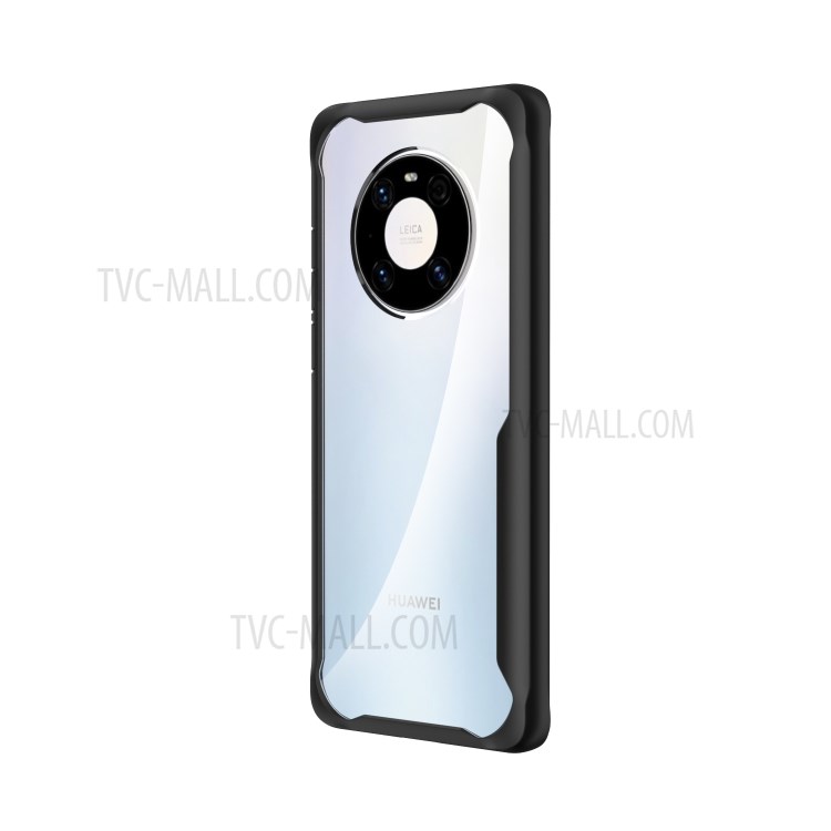 Shock-resistant PC + TPU Hybrid Phone Case Shell for Huawei Mate 40 Pro - Black-4