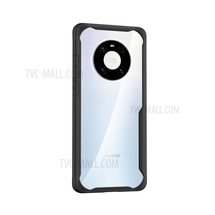 Shock-resistant PC + TPU Hybrid Phone Case Shell for Huawei Mate 40 Pro - Black-5