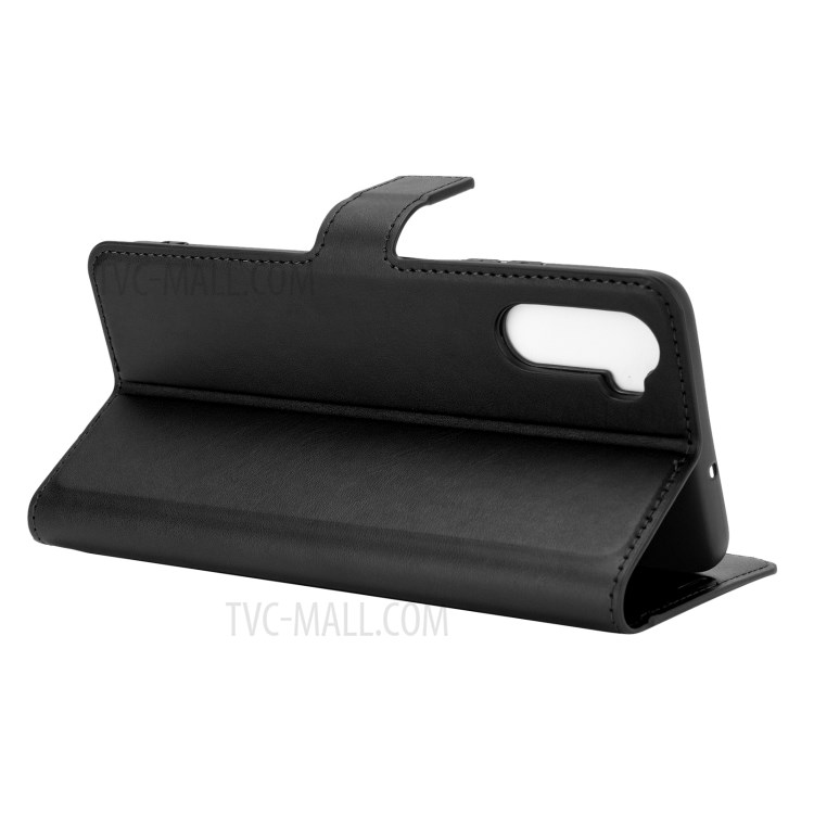 Wallet Stand Leather Mobile Phone Cover for Huawei Mate 40 Lite / Maimang 9 - Black-5