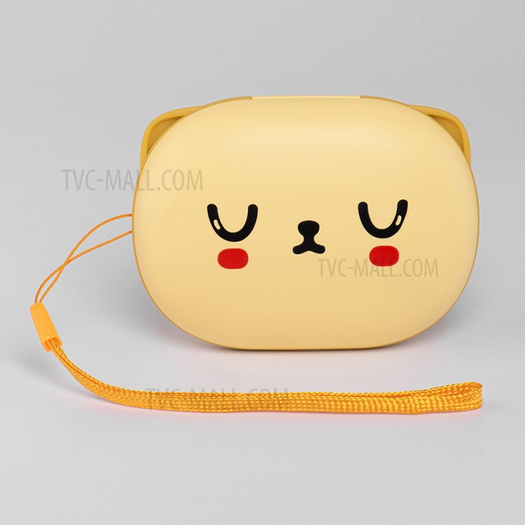 H1 Double Side Warm-up Hand Warmer 2A 6000mAh Power Bank - Yellow-1