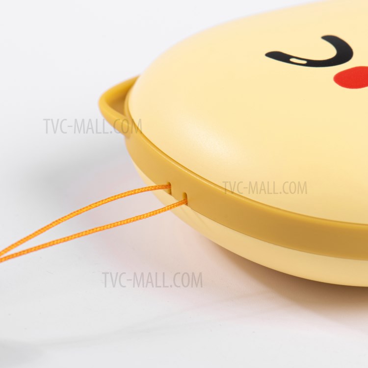 H1 Double Side Warm-up Hand Warmer 2A 6000mAh Power Bank - Yellow-4