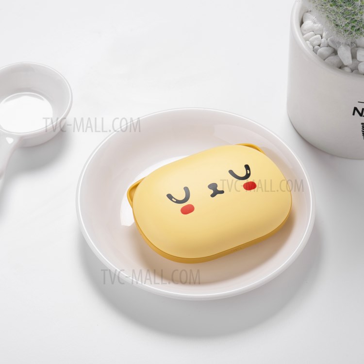 H1 Double Side Warm-up Hand Warmer 2A 6000mAh Power Bank - Yellow-5
