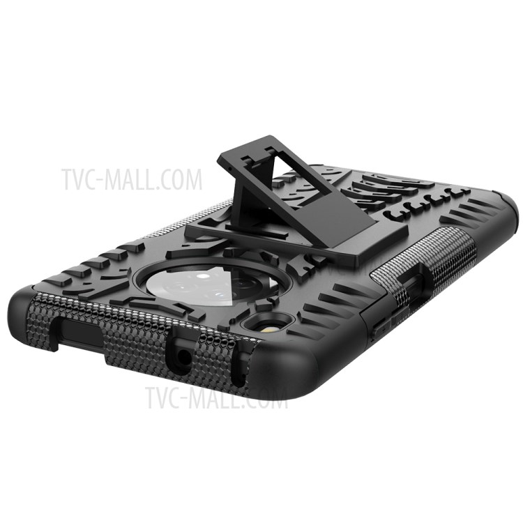 Cool Tyre PC + TPU Hybrid Shell Case for Huawei Y9a - Black-7