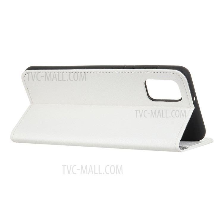 Magnetic Wallet Stand Flip Folio Leather Phone Cover Shell for Huawei nova 8 SE - White-3