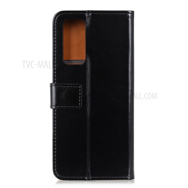 Protective Leather Wallet Magnetic Phone Cover for Huawei P Smart 2021 - Black-4