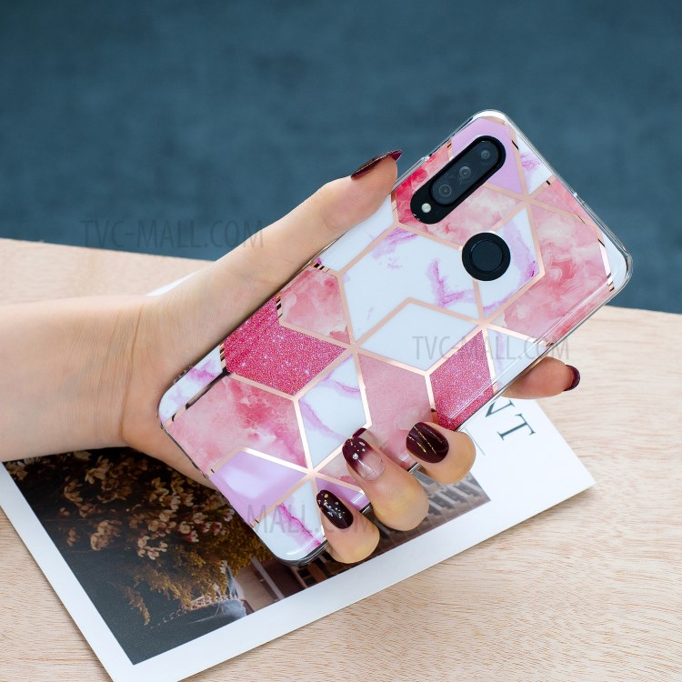 Electroplating IMD TPU Cover Case for Huawei P30 Lite / P30 Lite New Edition / Nova 4e - Style B-3