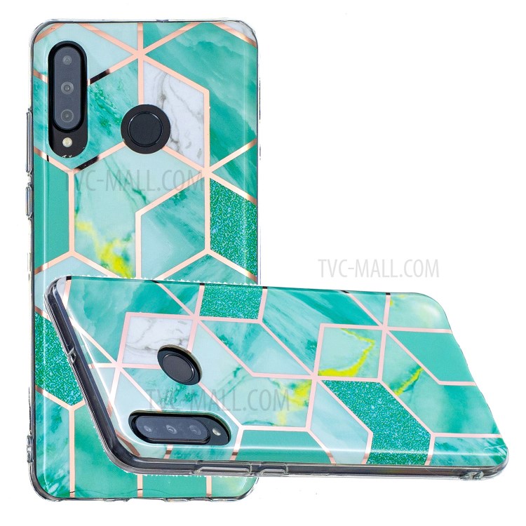 Elektroplating IMD TPU -deckungsfall Für Huawei P30 Lite / P30 Lite New Edition / Nova 4e - Stil C