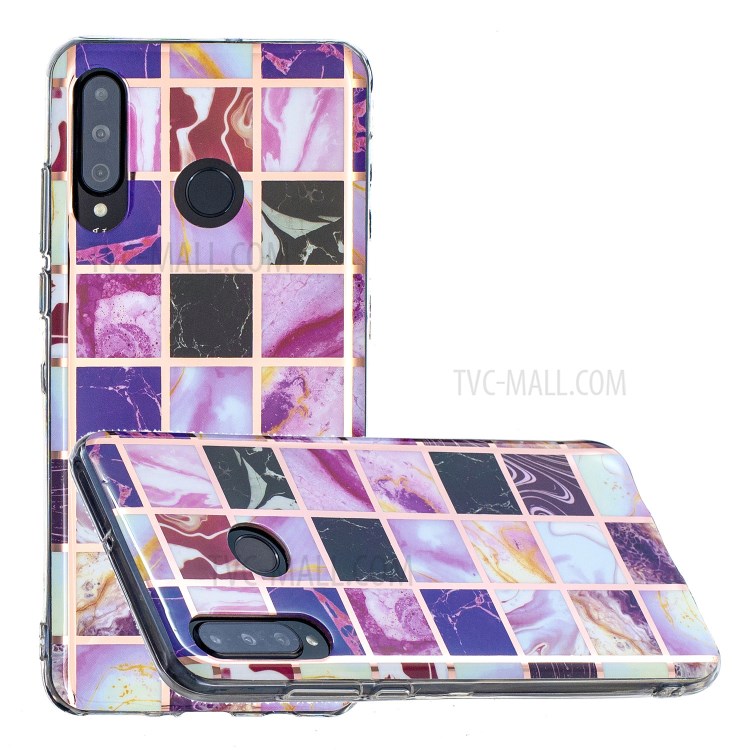 Electroplating IMD TPU Cover Case for Huawei P30 Lite / P30 Lite New Edition / Nova 4e - Style I-1