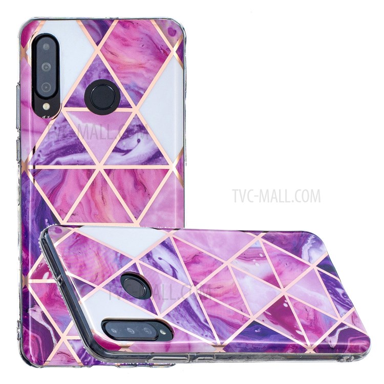 Electroplating IMD TPU Cover Case for Huawei P30 Lite / P30 Lite New Edition / Nova 4e - Style J-1