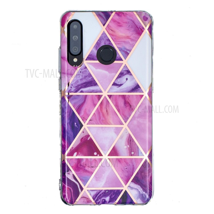 Electroplating IMD TPU Cover Case for Huawei P30 Lite / P30 Lite New Edition / Nova 4e - Style J-2