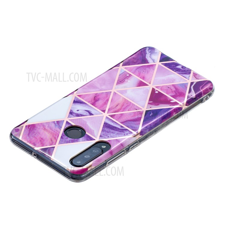 Electroplating IMD TPU Cover Case for Huawei P30 Lite / P30 Lite New Edition / Nova 4e - Style J-4