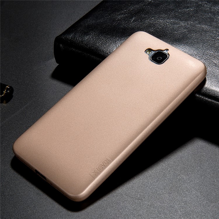 X-LEVEL Guardian Series Matte Anti-fingerprint TPU Case for Huawei Enjoy 5 / Huawei Y6 Pro - Gold-2