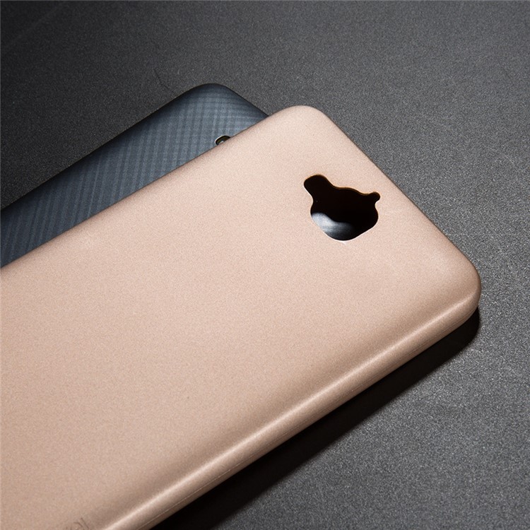 X-LEVEL Guardian Series Matte Anti-fingerprint TPU Case for Huawei Enjoy 5 / Huawei Y6 Pro - Gold-4