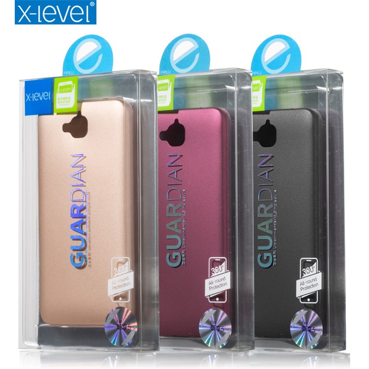 X-LEVEL Guardian Series Matte Anti-fingerprint TPU Case for Huawei Enjoy 5 / Huawei Y6 Pro - Gold-7