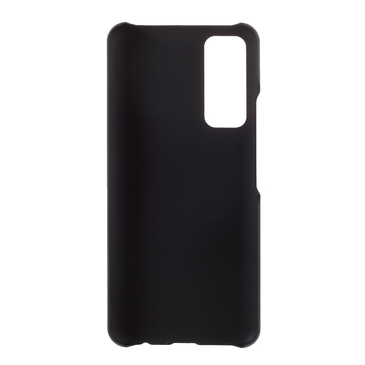Rubberized Plastic Case for Huawei P smart 2021/Y7a Cell Phone Cover - Black-3