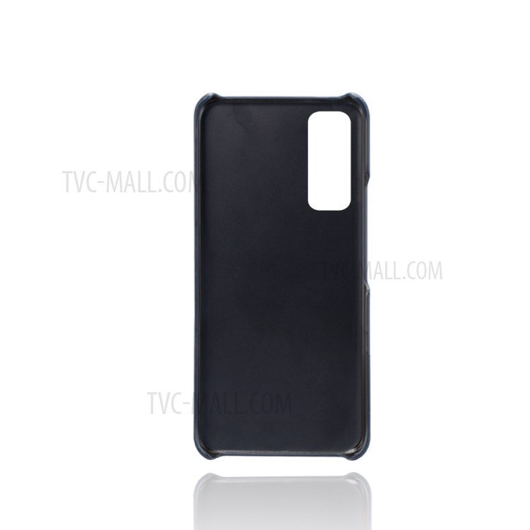 KSQ PC + PU Leather Coated Case with Dual-Card Slots for Huawei P smart 2021 / Y7a - Blue-5