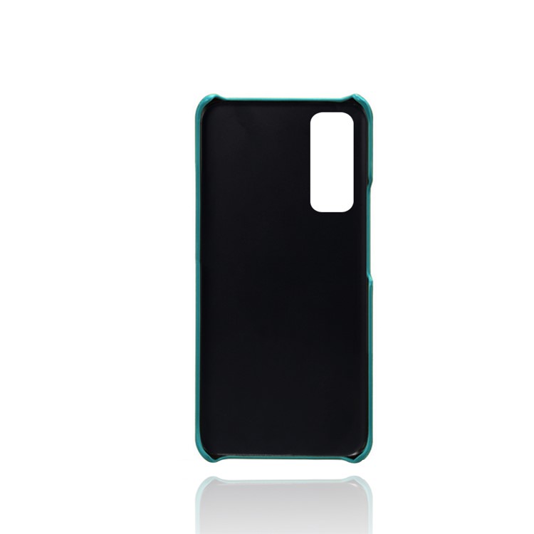 KSQ PC + PU Leather Coated Case with Dual-Card Slots for Huawei P smart 2021 / Y7a - Green-5