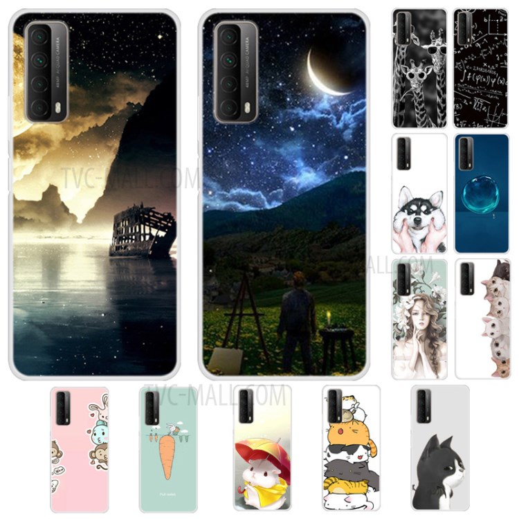 Pattern Printing TPU Phone Protective Case for Huawei P Smart 2021 / Y7a - Boy-3