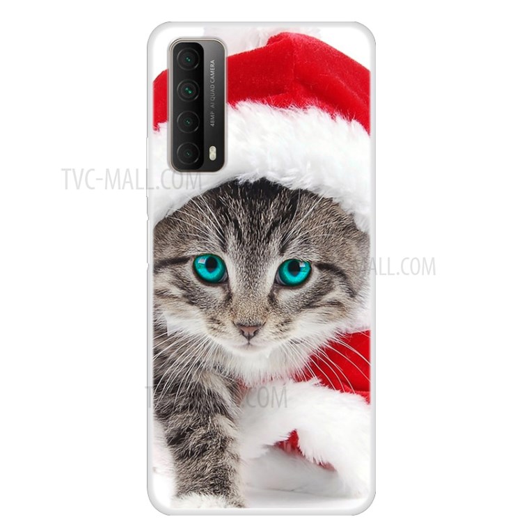 Pattern Printing TPU Phone Soft Case for Huawei P Smart 2021 / Y7a - Cat-1
