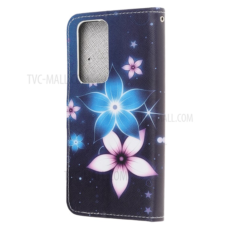 Printing Cross Texture Newly Case Stand Protector Leather Cover for Honor 10X Lite - Beautiful Flower-4