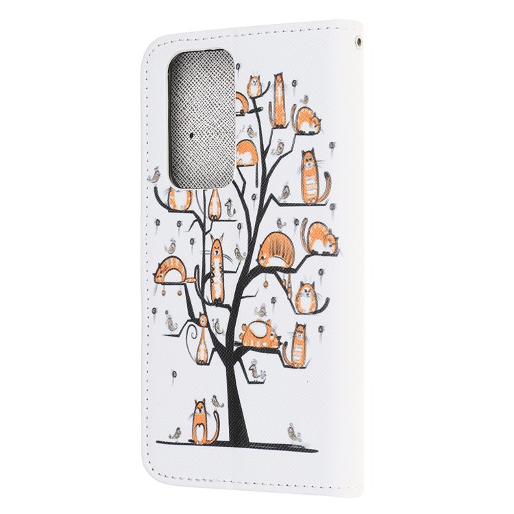 Printing Cross Texture Newly Case Stand Protector Leather Cover for Honor 10X Lite - Animal and Tree-4