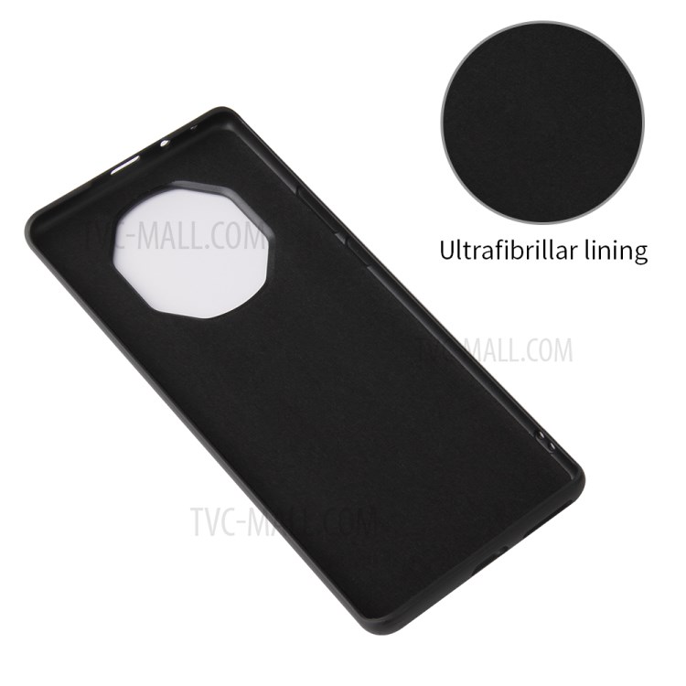 PU Кожаное Покрытие TPU + PC Phone Cover Shell Для Huawei Mate 40 RS Porsche Design - Текстура Углеродного Волокна-4