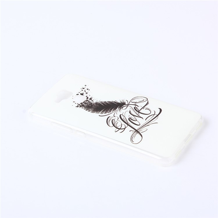 Soft IMD TPU Gel Case for Huawei Honor 5c / GT3 - Feather Pattern-2