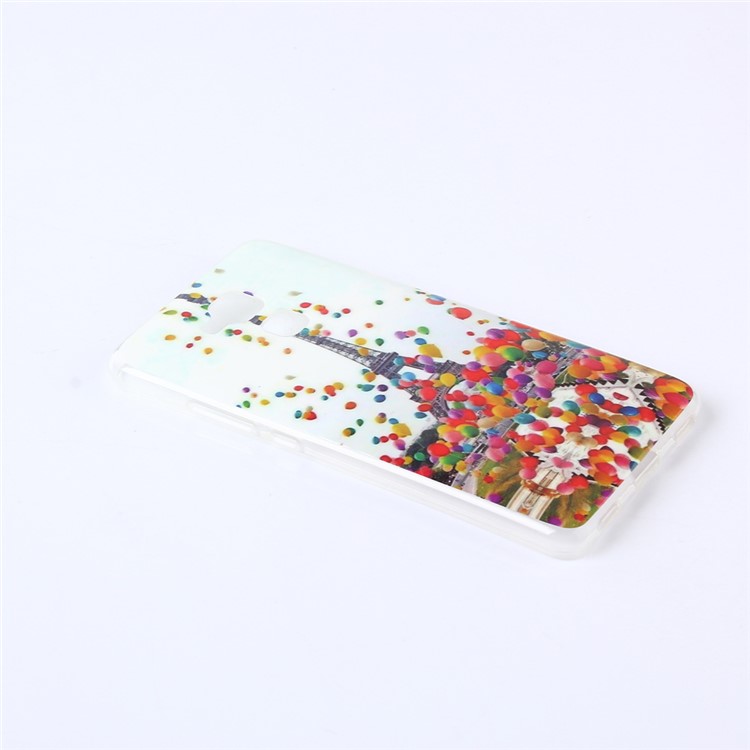 Soft IMD TPU Cover Case for Huawei Honor 5c / GT3 - Eiffel Tower and Balloon-2