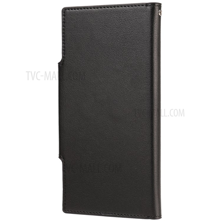 Detachable Wallet Leather Shell Inner TPU Case for Huawei Mate 40 Pro Protective Cover - Black-2