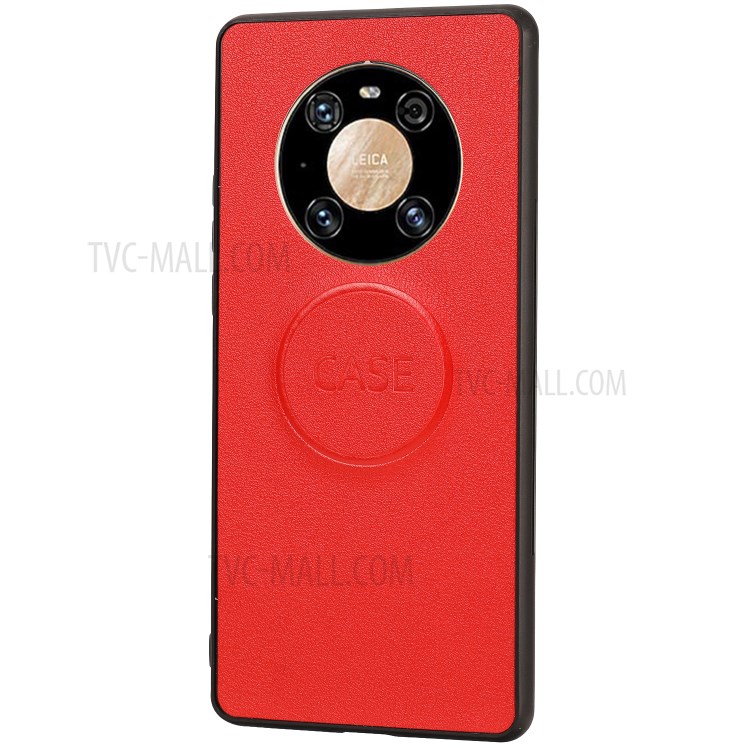 Detachable Wallet Leather Shell Inner TPU Case for Huawei Mate 40 Pro Protective Cover - Red-6