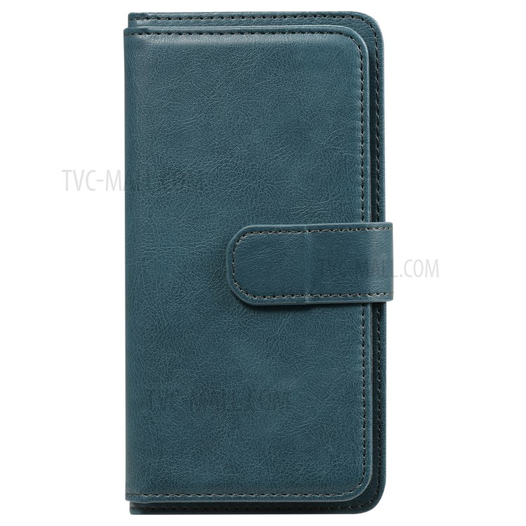 Multi-function 10 Card Slots Case for Huawei Mate 40 Pro Stand Leather Cover - Green-2