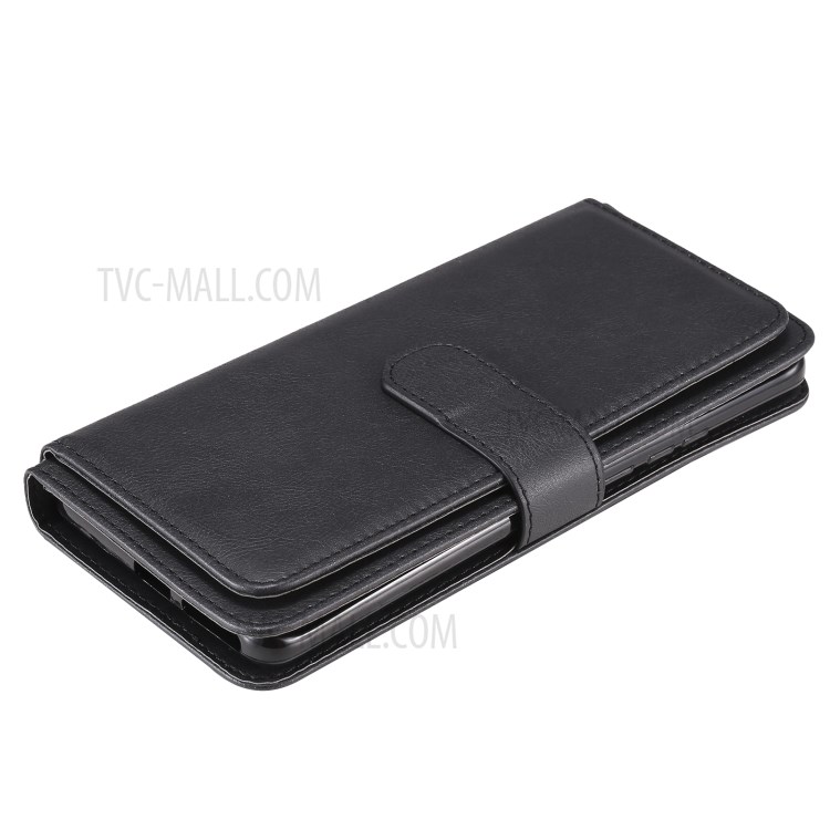Multi-function 10 Card Slots Case for Huawei Mate 40 Wallet Leather Cover - Black-11