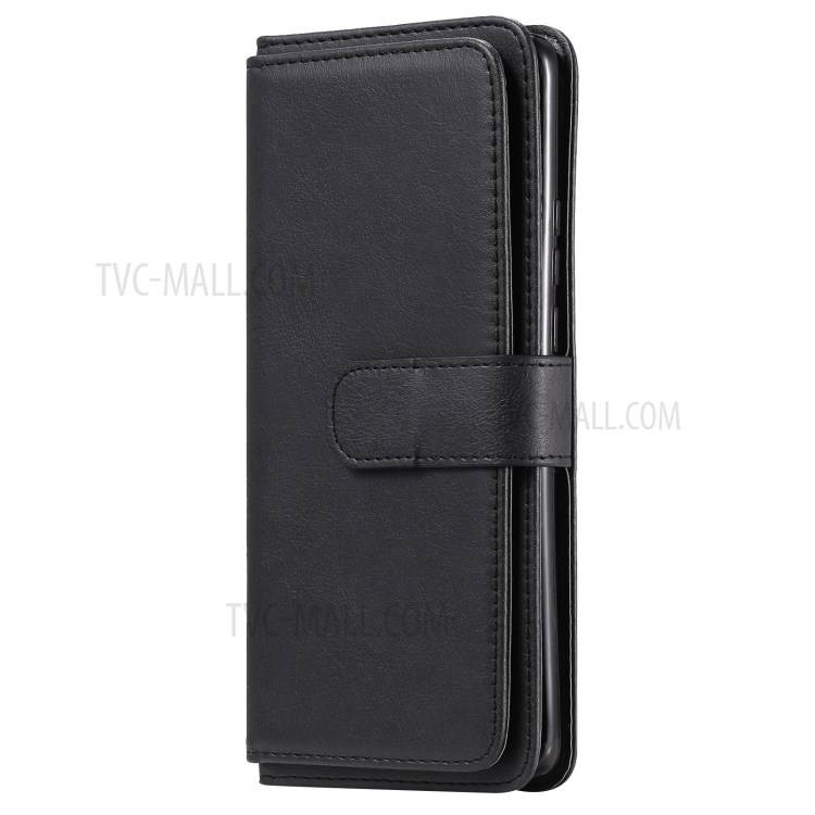 Multi-function 10 Card Slots Case for Huawei Mate 40 Wallet Leather Cover - Black-3