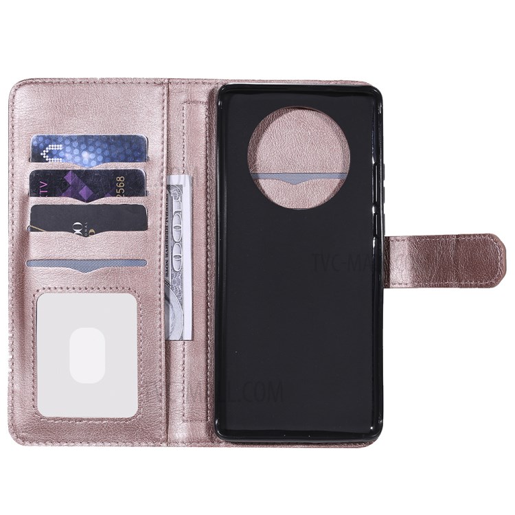 Multi-function 10 Card Slots Case for Huawei Mate 40 Wallet Leather Cover - Rose Gold-5