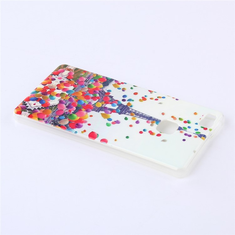 IMD TPU Gel Back Shell for Huawei P9 Lite/G9 Lite - Balloon and Eiffel Towel-3