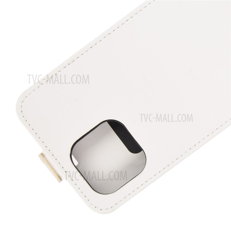 Vertical Flip Crazy Horse Texture with Card Holder Leather Cover for Huawei Nova 8 SE - White-3