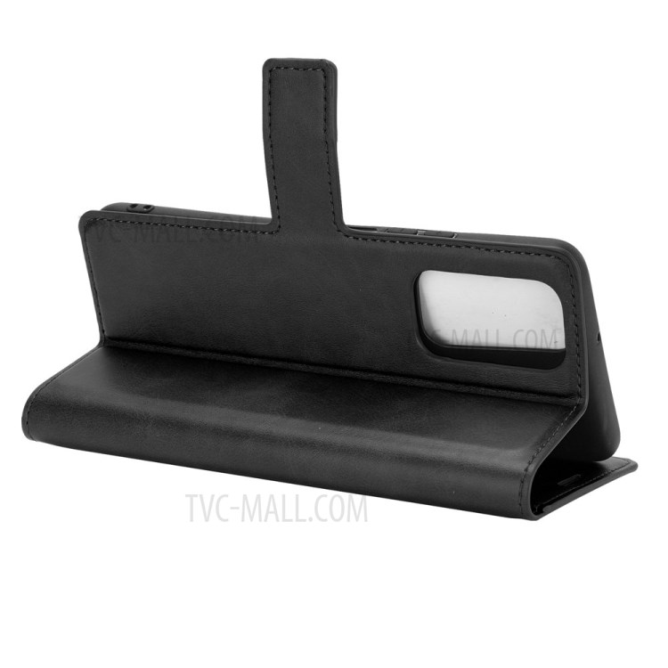 Wallet Stand PU Leather Flip Cover for Honor 10X Lite Protective Case - Black-5