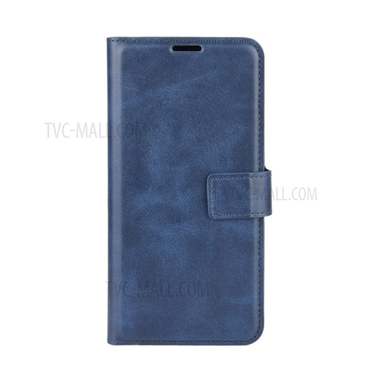 Wallet Stand PU Leather Flip Cover for Honor 10X Lite Protective Case - Blue-2