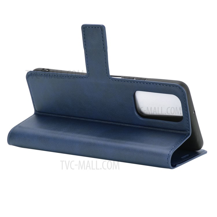 Wallet Stand PU Leather Flip Cover for Honor 10X Lite Protective Case - Blue-5