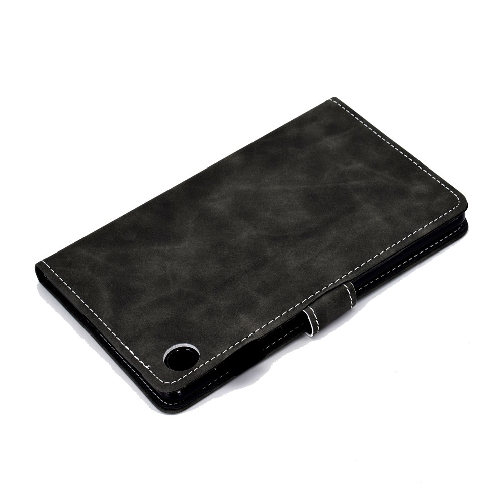 Microfiber Leather + Soft TPU Inner with Stand Case and Card Slots for Huawei MatePad T10/T10S - Black-4