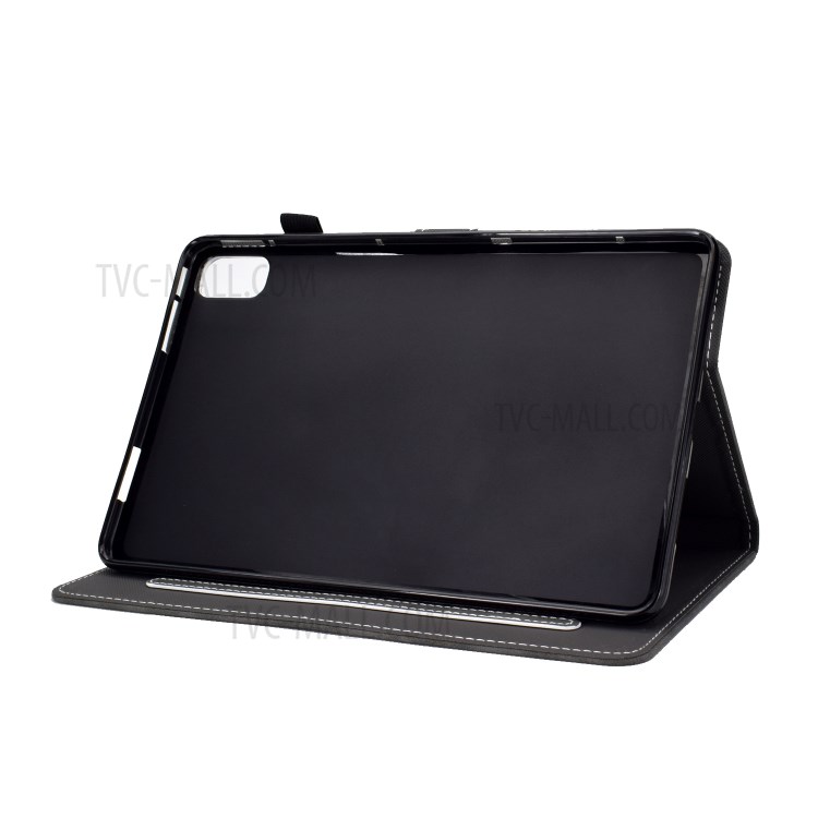 Microfiber Leather Stand for Huawei MatePad 10.4 (2020)/Honor V6 Case with Card Slots - Black-5