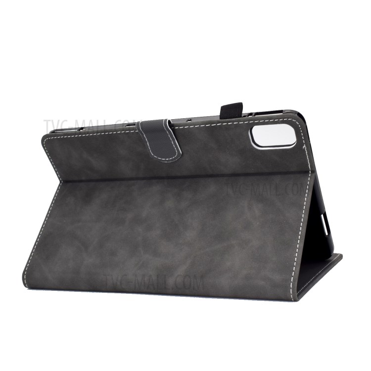 Microfiber Leather Stand for Huawei MatePad 10.4 (2020)/Honor V6 Case with Card Slots - Black-6