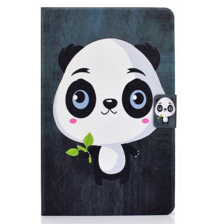 Pattern Printing Leather Stand for Huawei MatePad 10.4 (2020)/Honor V6 Tablet Shell - Cute Panda-2