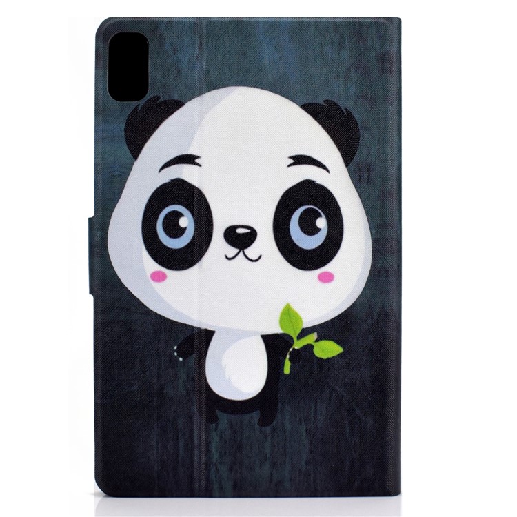 Pattern Printing Leather Stand for Huawei MatePad 10.4 (2020)/Honor V6 Tablet Shell - Cute Panda-3