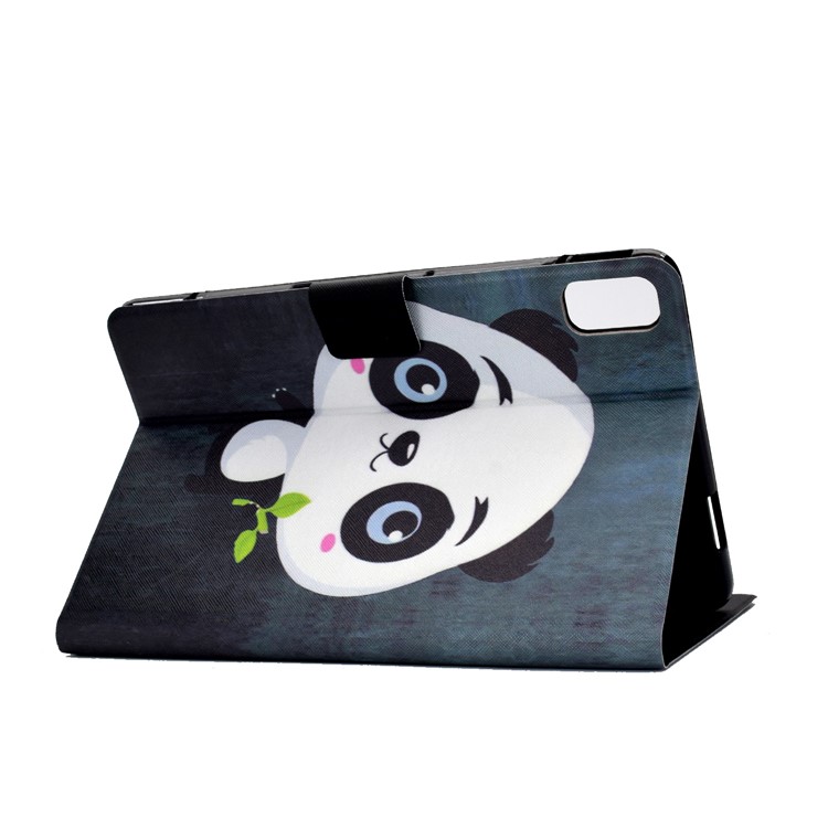 Pattern Printing Leather Stand for Huawei MatePad 10.4 (2020)/Honor V6 Tablet Shell - Cute Panda-4