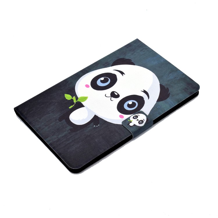 Pattern Printing Leather Stand for Huawei MatePad 10.4 (2020)/Honor V6 Tablet Shell - Cute Panda-5
