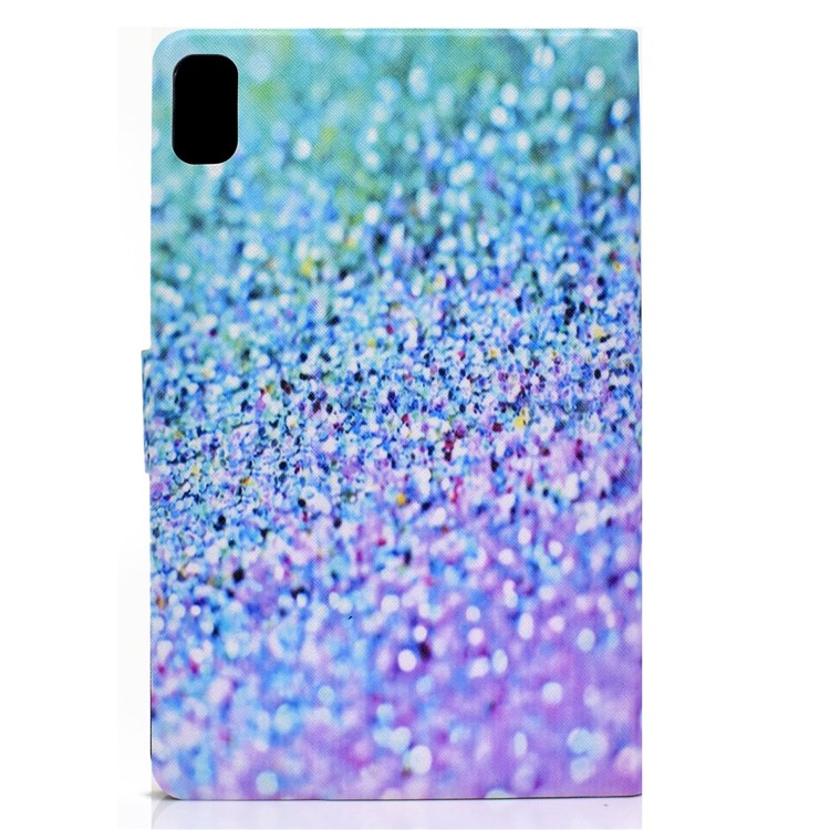 Pattern Printing Leather Stand for Huawei MatePad 10.4 (2020)/Honor V6 Tablet Shell - Shiny Blue-3