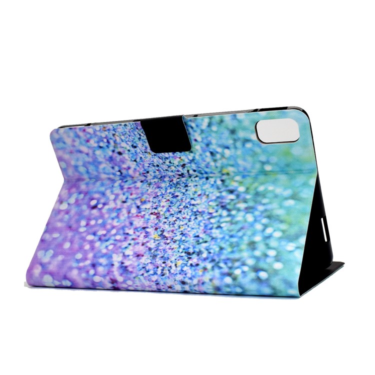 Pattern Printing Leather Stand for Huawei MatePad 10.4 (2020)/Honor V6 Tablet Shell - Shiny Blue-4