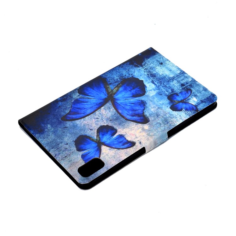Pattern Printing Leather Stand for Huawei MatePad 10.4 (2020)/Honor V6 Tablet Shell - Blue Butterflies-6